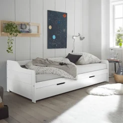 Ygo Bed DONALD 90x200 Met Bedlade Wit| Bedden