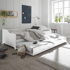 Ygo Bed DONALD 90x200 Met Bedlade Wit| Bedden