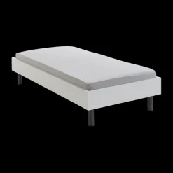 Ygo Bed ENOK BLACK 90x200 Wit| 1-Persoonsbedden