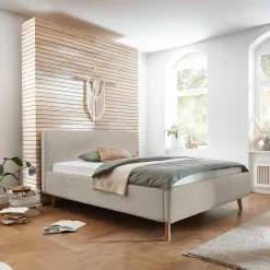 Ygo Bedkader MATTI Abriamo Beige 160x200| 2-Persoonsbedden