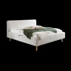 Ygo Bedkader met opbergruimte MATTI Poso Beige 160x200| 2-Persoonsbedden