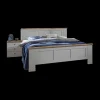 Ygo Bedkader NAVAN Kiezelgrijs/Noors Eiken 180x200| 2-Persoonsbedden
