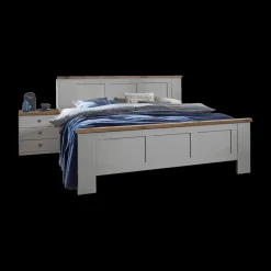 Ygo Bedkader NAVAN Kiezelgrijs/Noors Eiken 180x200| 2-Persoonsbedden