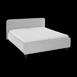 Ygo Bedkader ZEGER Lichtgrijs 160x200| 2-Persoonsbedden