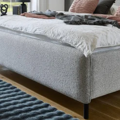Ygo Bedkader ZEGER Lichtgrijs 160x200| 2-Persoonsbedden