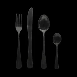 Ygo Bestek BOJA 4pers. Inox Zwart| Bestek