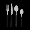 Ygo Bestek INDONE 6pers. Inox Zwart| Bestek
