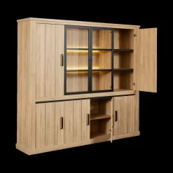 Ygo Bibliotheek TEODOR B247| Vitrinekasten