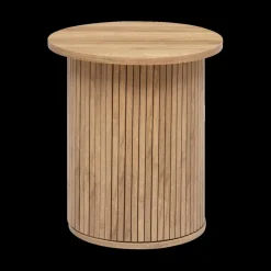 Ygo Bijzettafel Ø45 COLVAS Hout Naturel| Salontafels & Bijzettafels