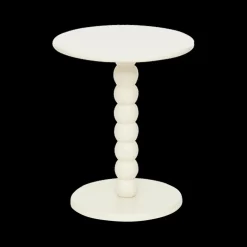 Ygo Bijzettafel BUTTON Rond Off White| Salontafels & Bijzettafels