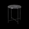 Ygo Bijzettafel FREJA Black Art. Marble Stone| Salontafels & Bijzettafels