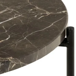 Ygo Bijzettafel FREJA Brown Emperador Marble| Salontafels & Bijzettafels