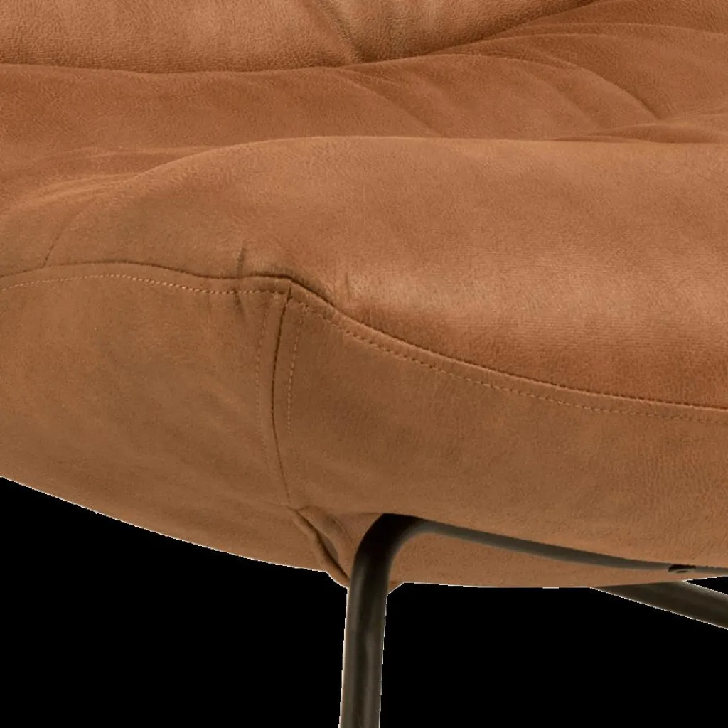 Ygo Bijzetzetel DELAWARE Brandy Cognac| Fauteuils