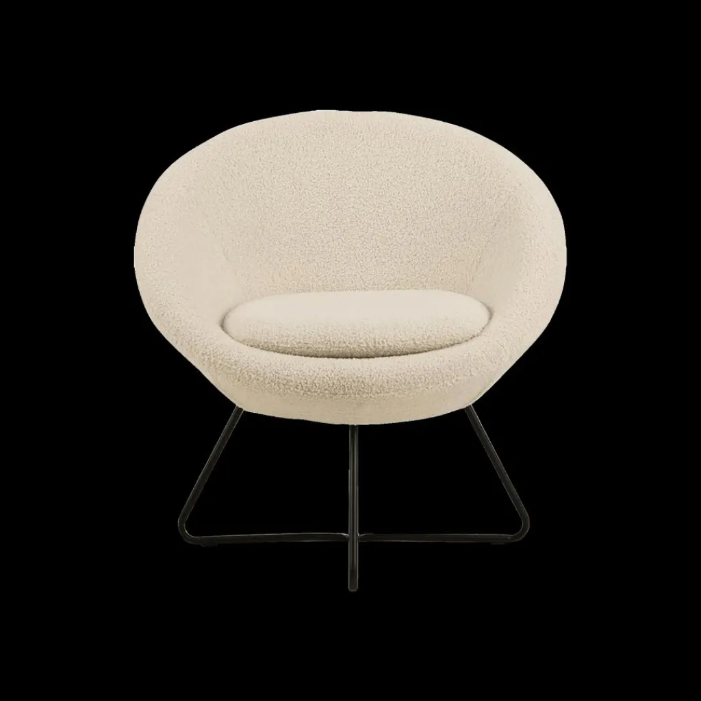 Ygo Bijzetzetel MEDIO Orson Cream Beige| Fauteuils