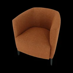 Ygo Bijzetzetel SOLARO Terracotta| Fauteuils