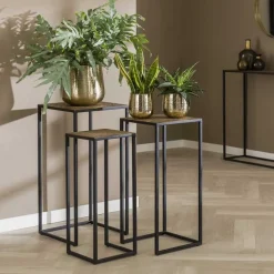 Ygo Bloemenzuil FEBE Set van 3| Salontafels & Bijzettafels