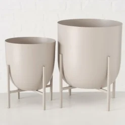 Ygo Bloempot KILANA Creme M| Woondecoratie
