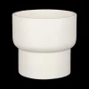 Ygo Bloempot RIVA Terracot. Wit M| Woondecoratie