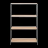 Ygo Boekenrek BOKSKAP Wild Oak B77| Vitrinekasten|Boekenkasten