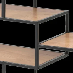 Ygo Boekenrek BOKSKAP Wild Oak Assymetrisch B114| Vitrinekasten|Boekenkasten