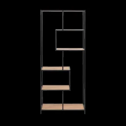 Ygo Boekenrek BOKSKAP Wild Oak Assymetrisch B77| Vitrinekasten|Boekenkasten