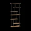 Ygo Boekenrek HEDDA 90x33x205 Eiken| Vitrinekasten|Boekenkasten