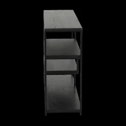 Ygo Boekenrek SVENTON Eiken Zwart| Boekenkasten|Vitrinekasten