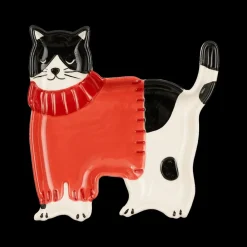 Ygo Bord BENZEL Kat Trui Rood| Kerst