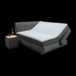 Ygo Boxspring AMSTELVEEN 160x200 Donkergrijs| Boxsprings