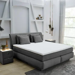 Ygo Boxspring AMSTELVEEN 180x200 Donkergrijs| Boxsprings