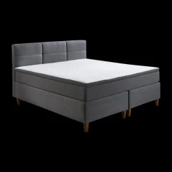 Ygo Boxspring KEULEN 160x200 Grijs| Boxsprings