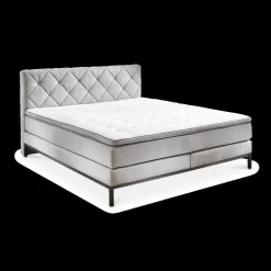 Ygo Boxspring MUNCHEN Zilver 180x200| Boxsprings