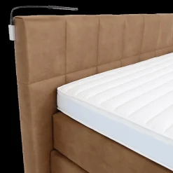 Ygo Boxspring SKAGEN Kentucky Cognac 180x200| Boxsprings
