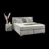 Ygo Boxspring TILBURG Ribfluweel 426/29 Grijs 180x200| Boxsprings