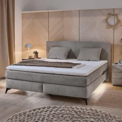 Ygo Boxspring WIJDEWEREN Grijs 180x200| Boxsprings