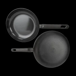 Ygo Braadpan FULL BLACK Ø28 Alu Zwart| Potten & Pannen