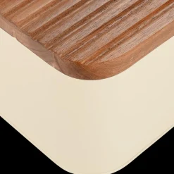 Ygo Broodtrommel DOROTA Metaal Beige/Acacia| Bewaaraccessoires