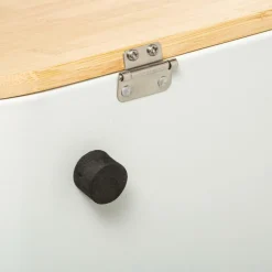 Ygo Broodtrommel WHITEWOOD Met. Wit| Bewaaraccessoires