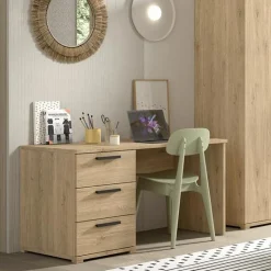 Ygo Bureau DIEWKE Eik 140x65| Bureaus & Toebehoren