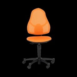 Ygo Bureaustoel AIRGO KID Zwart/Oranje| Bureaustoelen