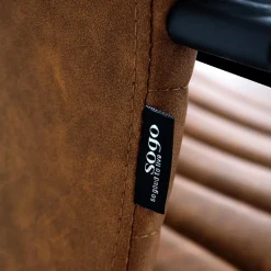 Ygo Bureaustoel BOAZ Cognac| Bureaustoelen