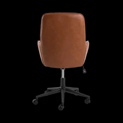 Ygo Bureaustoel HANNES PU Retro Brandy| Bureaustoelen
