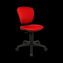 Ygo Bureaustoel HIGH KID Zwart/Rood| Bureaustoelen