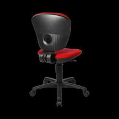 Ygo Bureaustoel HIGH KID Zwart/Rood| Bureaustoelen