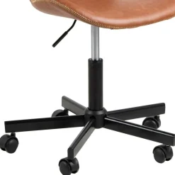 Ygo Bureaustoel PLATS PU Retro Brandy| Bureaustoelen