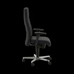 Ygo Bureaustoel PROFI CHIEF Zwart Leder| Bureaustoelen