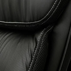 Ygo Bureaustoel ROAR met Arm PU Zwart/Chroom| Bureaustoelen