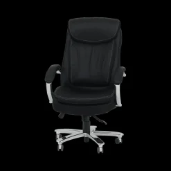 Ygo Bureaustoel ROAR met Arm PU Zwart/Chroom| Bureaustoelen