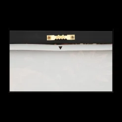 Ygo Canvas LADY M/Hoed Bruin/Zwart| Wanddecoratie