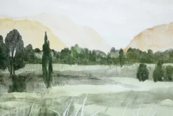 Ygo Canvas TOSCANE Wit/Groen| Wanddecoratie